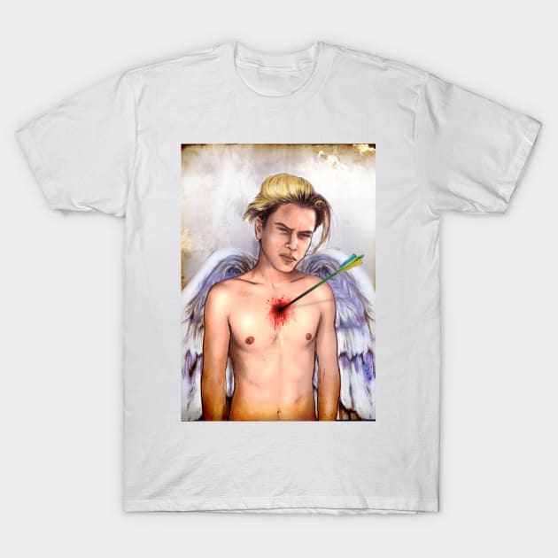 falling angel- river phoenix T-Shirt by matan kohn